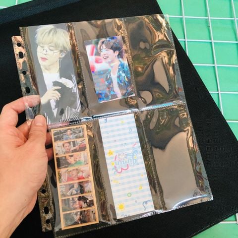  [17 loại sheet] 5-10 sheet đựng card MeeT/ MeeT XY - Trang trong suốt 11 lỗ 