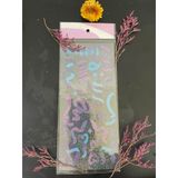  1 nhãn dán kim tuyến sticker colorful ribbon series nhiều màu trang trí sổ sách, tài tiệu, tập vở, top loader các loại 