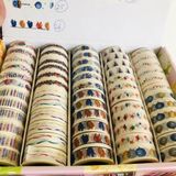  Băng giấy trang trí Toploader loại cuộn dài 500cm. mỗi cuộn trang trí được khoảng 15 toploader A7 