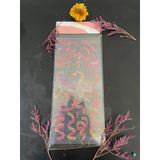  1 nhãn dán kim tuyến sticker colorful ribbon series nhiều màu trang trí sổ sách, tài tiệu, tập vở, top loader các loại 