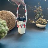  Quai Vải Đựng Ly SIZE TRUNG, may 1 lớp, Đựng Bình giữ nhiệt 500-600ml hoặc Ly từ 500-700ml 