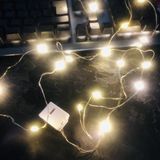  Dây đèn led đom đóm, đèn fairylight dài 1m 10 bóng và dài 2m 20 bóng dùng pin và USB 
