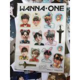  Set 5 tờ Sticker cắt bo viền theo hình (cắt sẵn) 