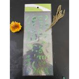  1 nhãn dán kim tuyến sticker colorful ribbon series nhiều màu trang trí sổ sách, tài tiệu, tập vở, top loader các loại 