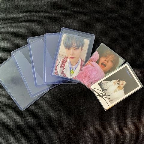  Toploader đựng card nhét ảnh kích thước A7 7x10cm và B8 6.4x9cm đựng card Anime, Kpop, Idol, đựng thẻ bài sưu tầm 