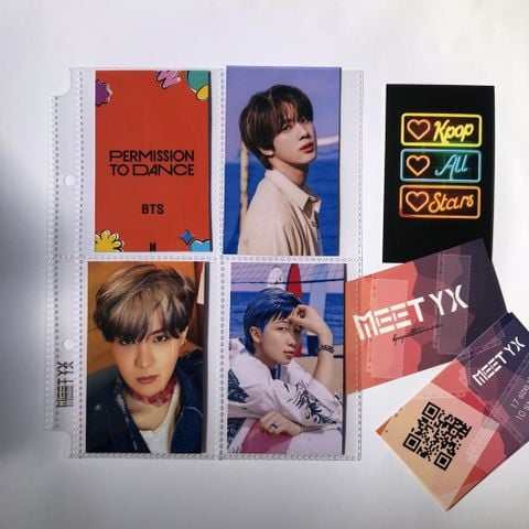  [Có SẴN] 1 Sheet MeeT/ MeeT YX A5 nhiều size đựng thẻ bài, card idol, giá rẻ cạnh tranh, nhiều loại để lựa chọn. 