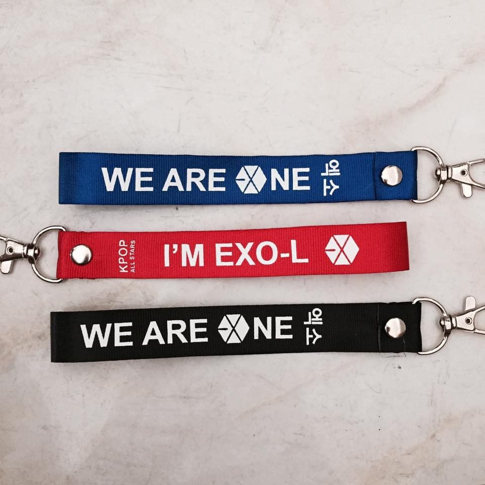  Dây móc khóa Nametag EXO 