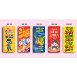  BỘ 5 CHIẾC BAO LÌ XÌ TẾT chủ đề XUÂN ĐẠI CÁT, TẾT VẠN YÊU THƯƠNG 