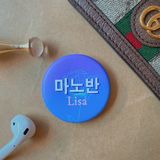  Set 4 Sticker Blackpick Và huy hiệu cài áo BlackPink BP9 