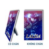  Frame mã Blackpink Lalisa CÓ CHÂN ĐỂ BÀN- SIZE 9x15CM hoặc 13x20cm 