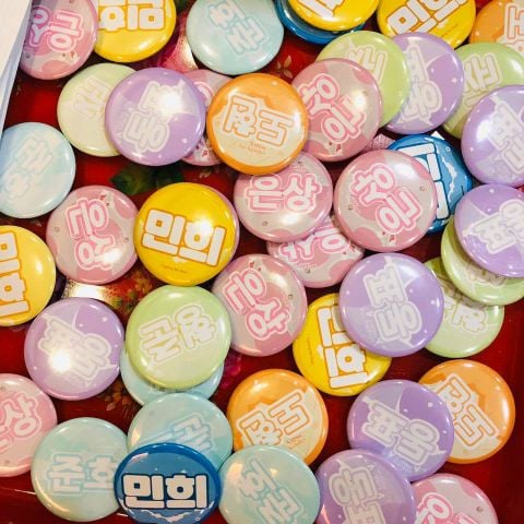  10 Huy hiệu in theo yêu cầu (4.4cm) 