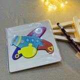  Bộ 1-5 tranh ghép hình bằng gỗ, hình động vật, rất xinh xắn, Màu sắc tươi sáng. Thích hợp trang trí góc làm việc. 