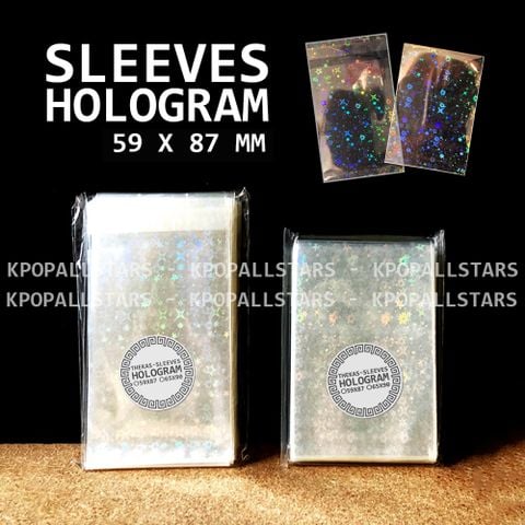  [LẺ] 1 lá bọc bài Sleeves Card hologram 5 hiệu ứng bảo vệ card - phù hợp với nhiều loại thẻ bài Yugioh, anime chính hãng 