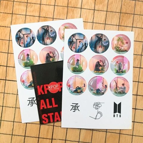  20 tờ nhãn dán/Sticker in theo yêu cầu (Tự cắt) 