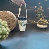  Quai Vải Đựng Ly SIZE TRUNG, may 1 lớp, Đựng Bình giữ nhiệt 500-600ml hoặc Ly từ 500-700ml 