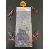  1 nhãn dán kim tuyến sticker colorful ribbon series nhiều màu trang trí sổ sách, tài tiệu, tập vở, top loader các loại 