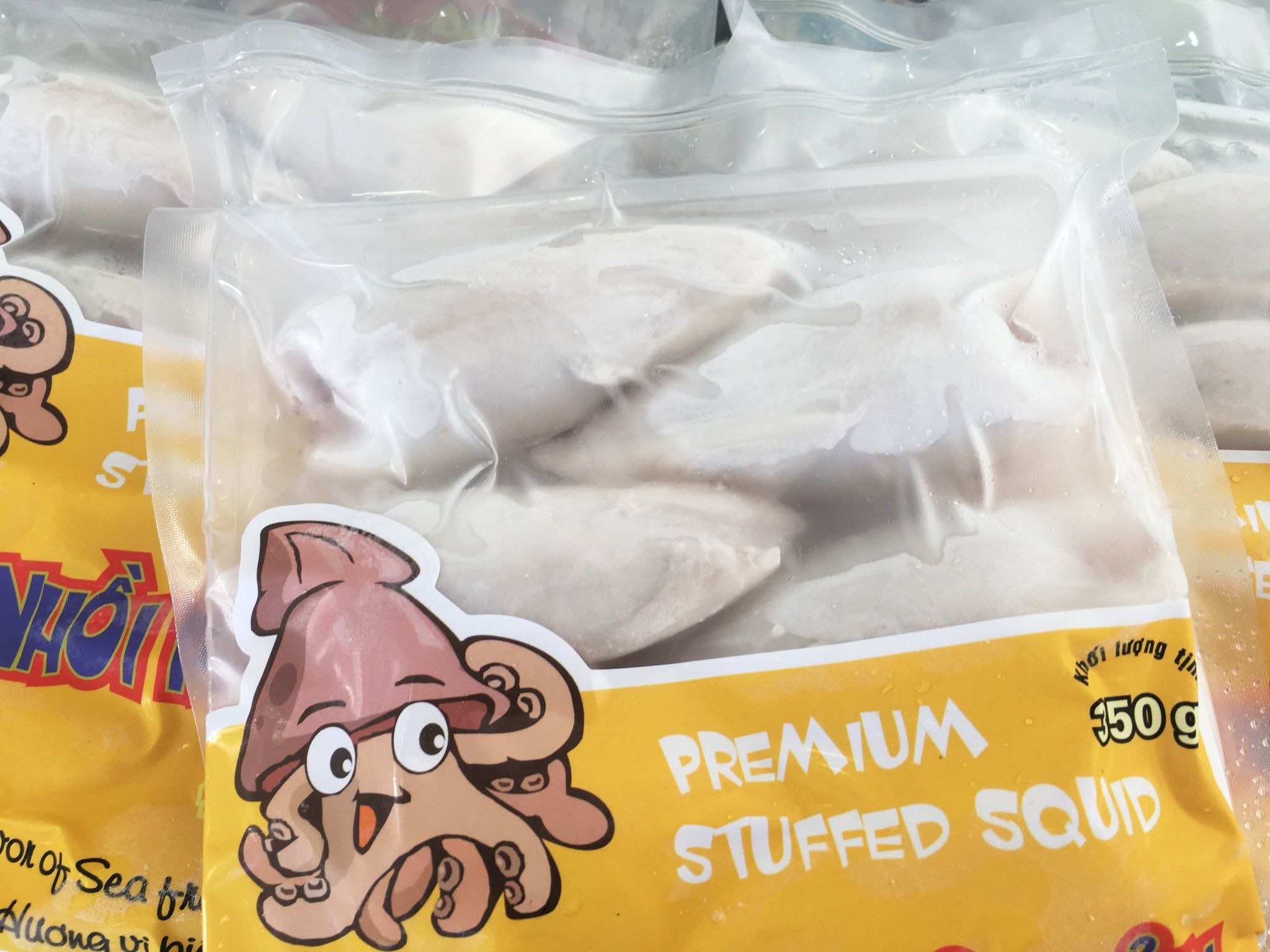  Mực nhồi hải sản 350g 