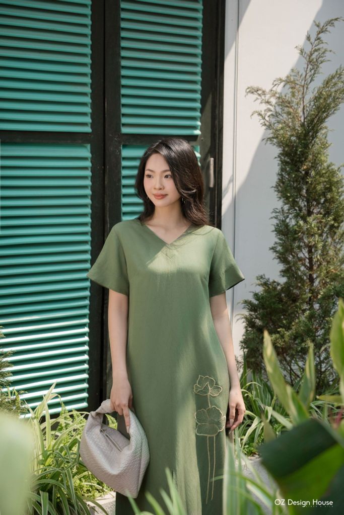 ĐẦM LINEN TƯNG ƯỚT