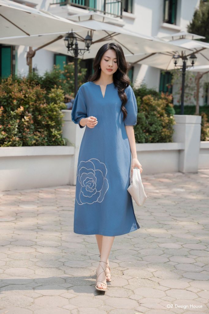 ĐẦM LINEN TƯNG ƯỚT