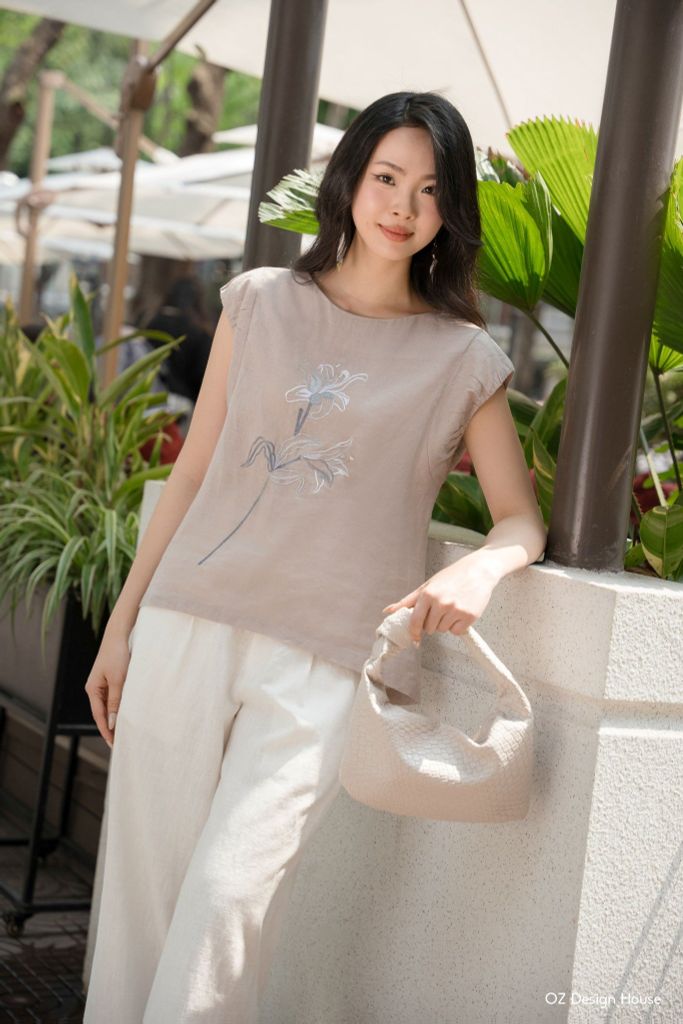 ÁO CROPTOP LINEN TƠ