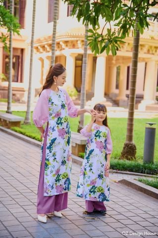 ÁO DÀI MẸ LINEN LỤA