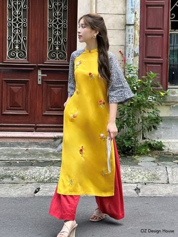 ÁO DÀI LINEN LỤA