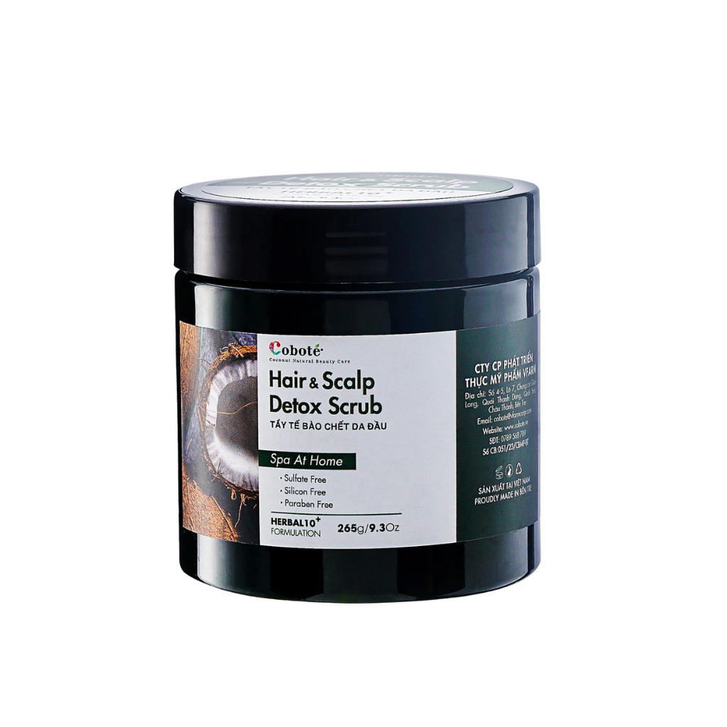  Coboté Hair and Scalp Detox Scrub - 265 Grams 