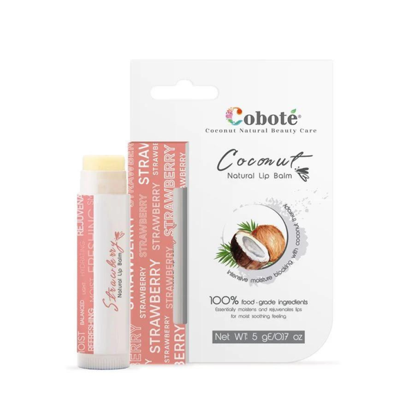  Coboté Natural Lip Balm - Strawberry 