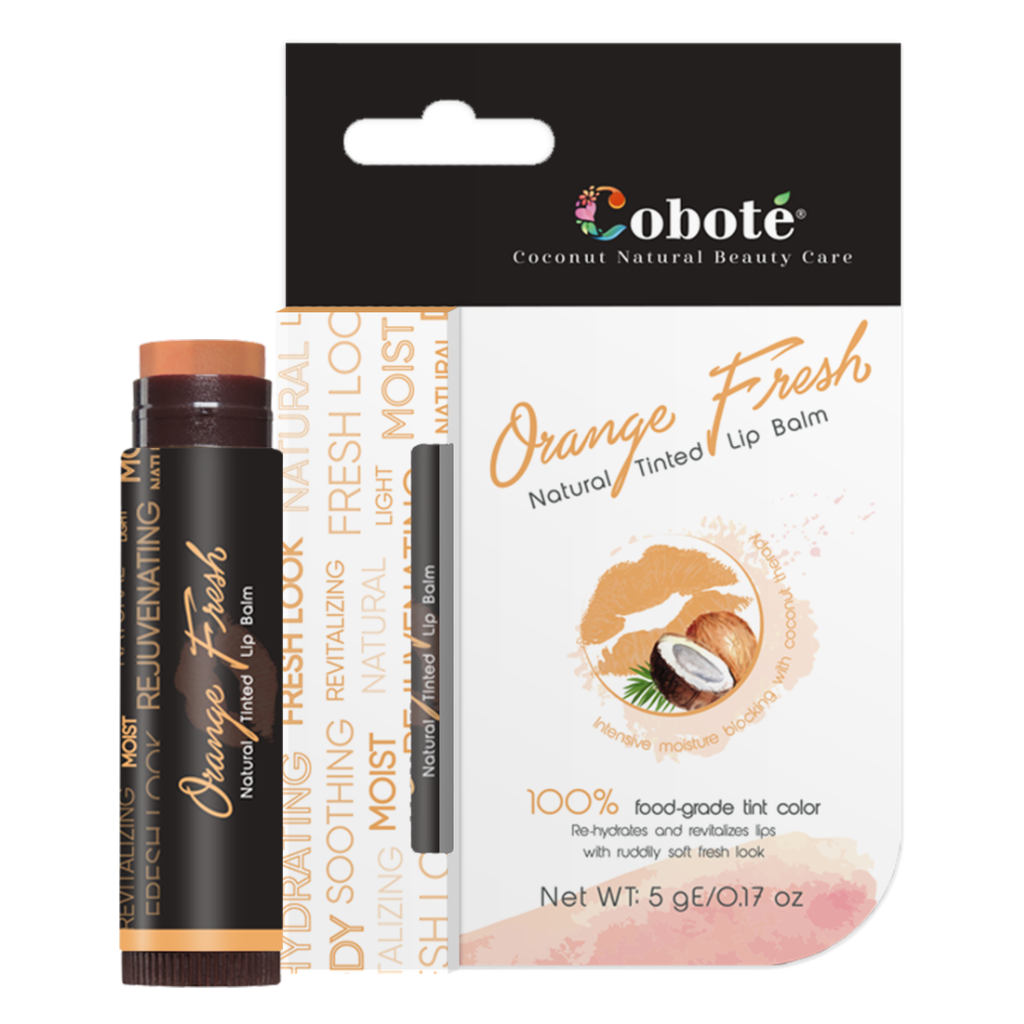 Coboté Natural Tinted Lip Balm - Orange 