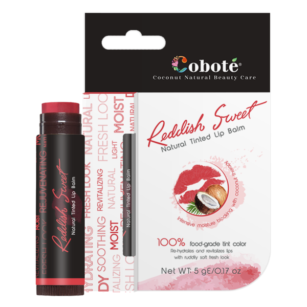  Coboté Natural Tinted Lip Balm - Red 