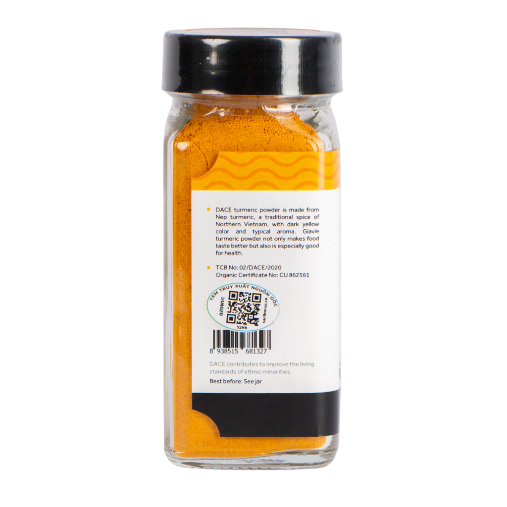  Dace Organic Turmeric Powder 
