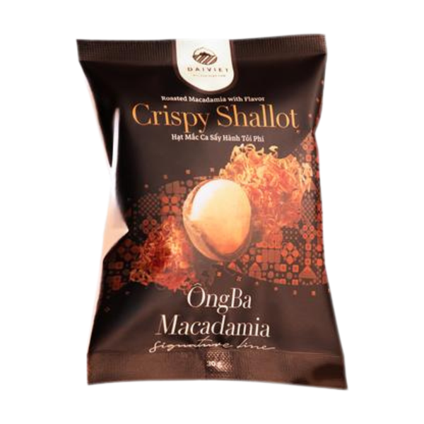  Dai Viet Flavored Macadamia - Crispy Shallot - 30 Grams 