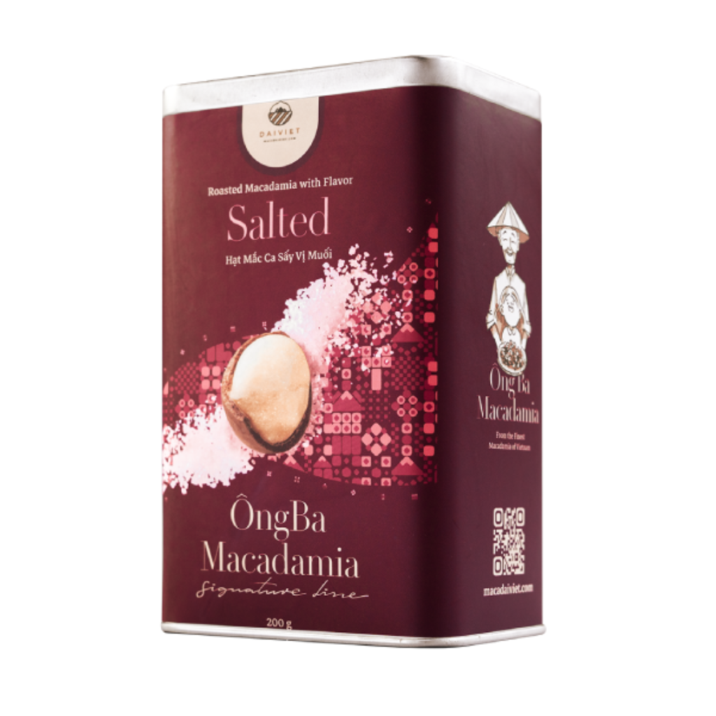  Dai Viet Flavored Macadamia - Salt - 200 Grams 