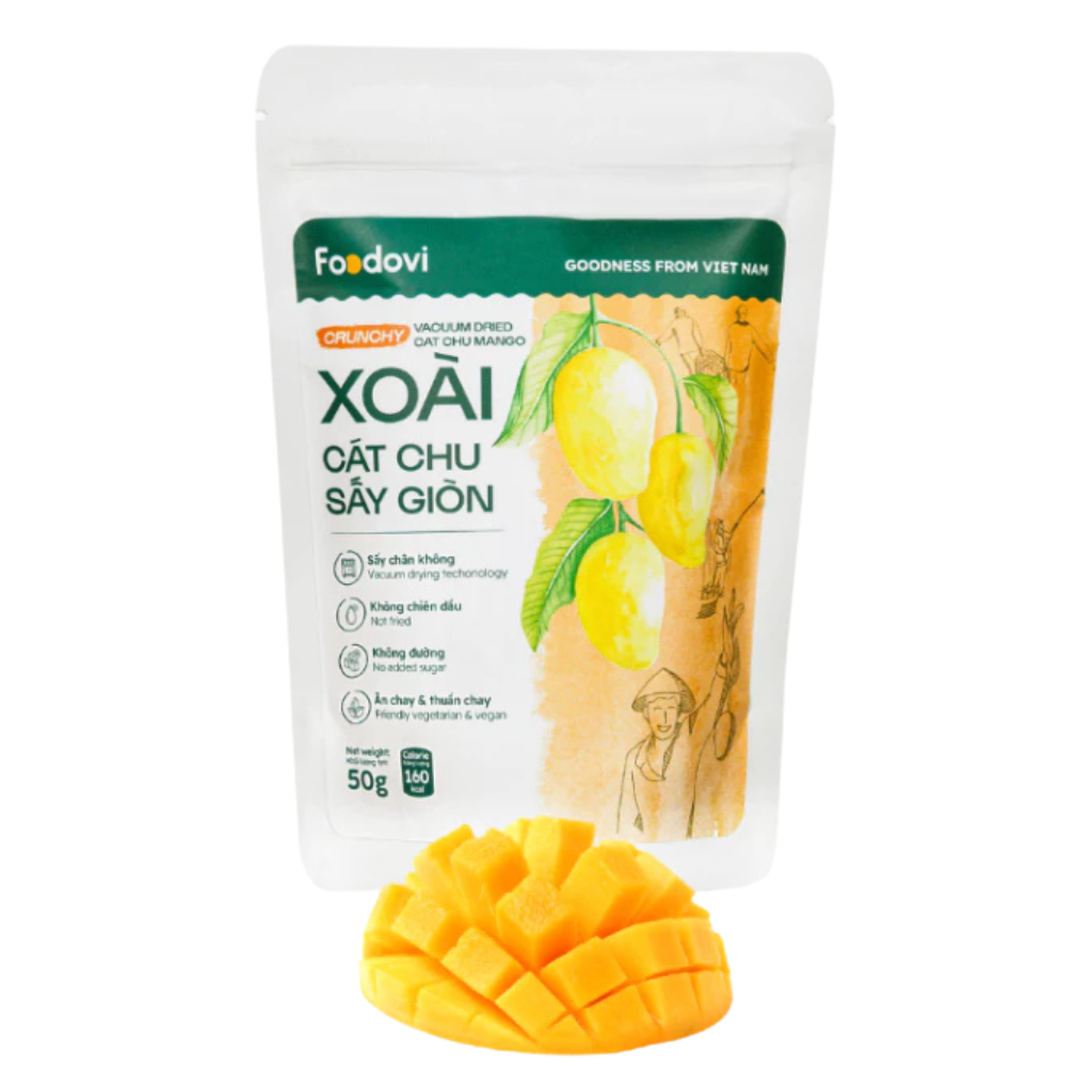  Foodovi Crispy Dried Mango - 50g 