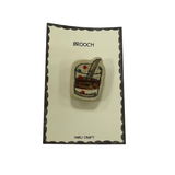  Haru Craft Ceramic Brooch - Ca Phe Sua 