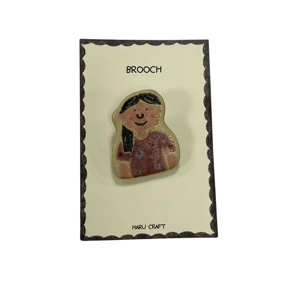  Haru Craft Ceramic Brooch - Chi Oi 