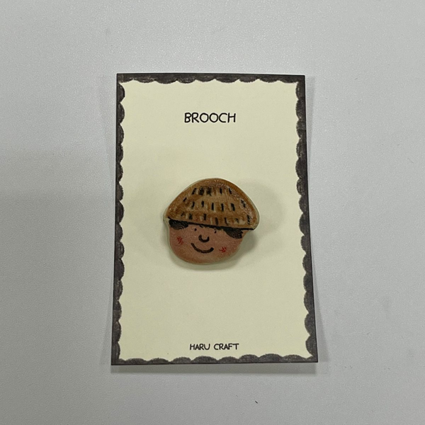  Haru Craft Ceramic Brooch - Non La 