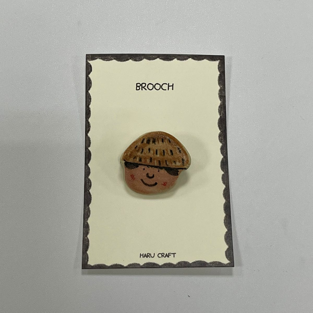  Haru Craft Ceramic Brooch - Non La 
