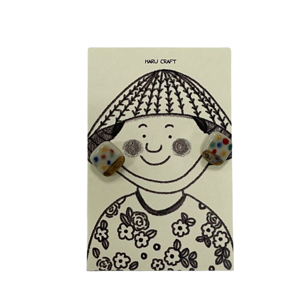  Haru Craft Ceramic Earrings 1 