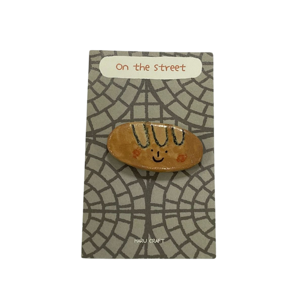  Haru Craft Ceramic Magnet - Banh Mi 