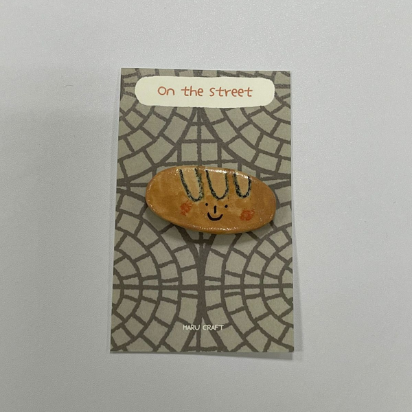  Haru Craft Ceramic Magnet - Banh Mi 