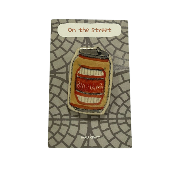  Haru Craft Ceramic Magnet - Beer 