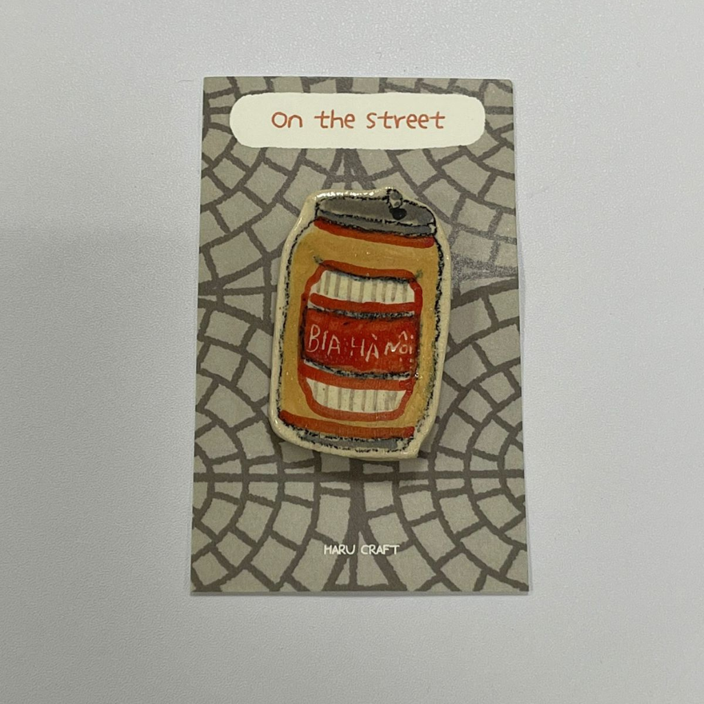  Haru Craft Ceramic Magnet - Beer 