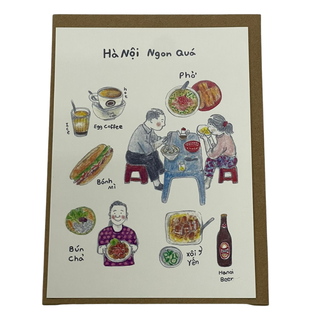  Haru Craft Postcard - Ha Noi 