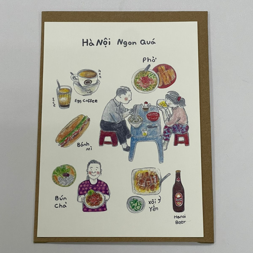  Haru Craft Postcard - Ha Noi 