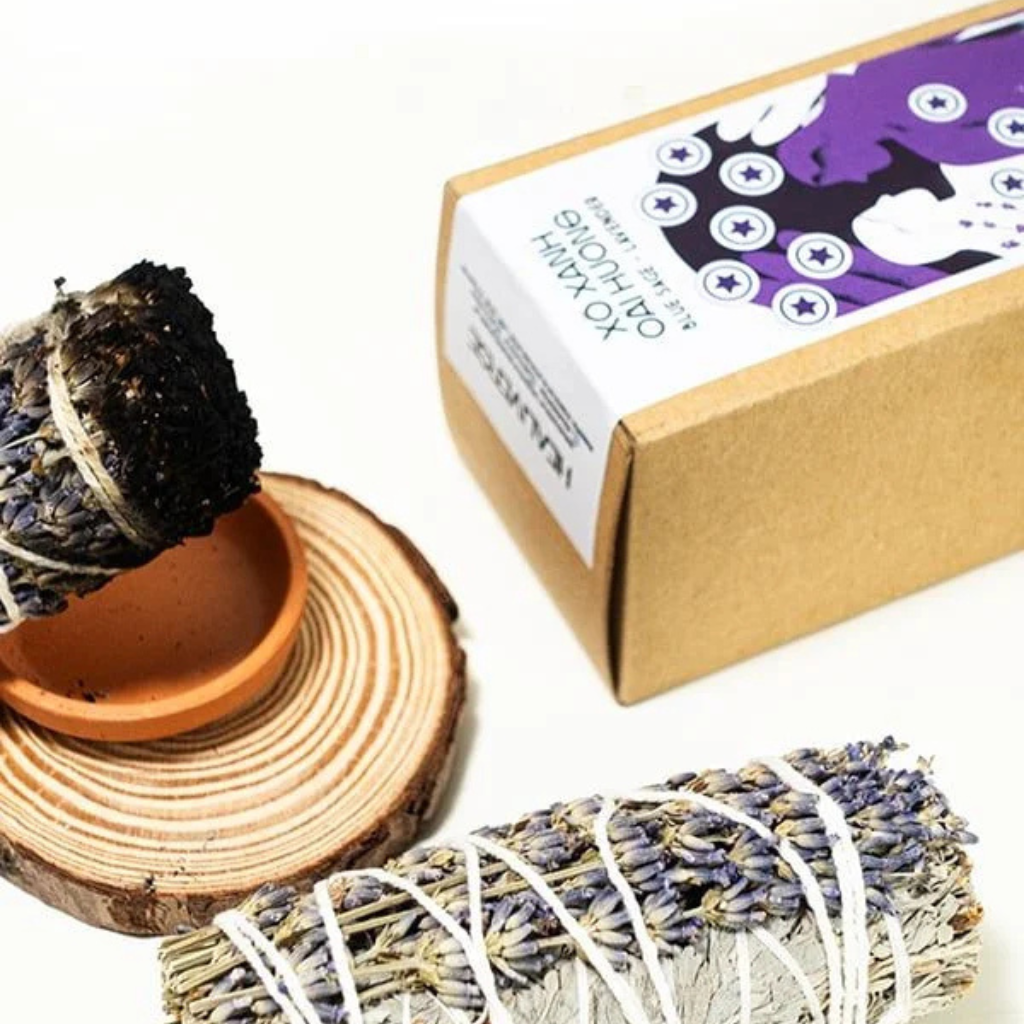  Healiverse Blue Sage Lavender Wand 