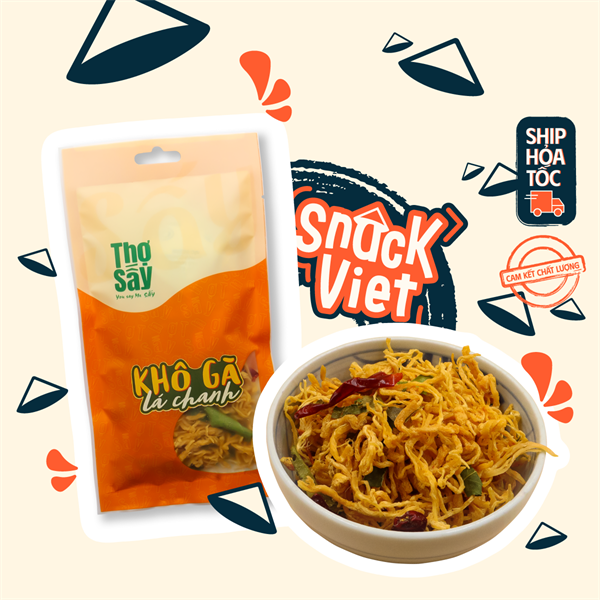  Khô gà lá chanh thợ sấy _ 2G 