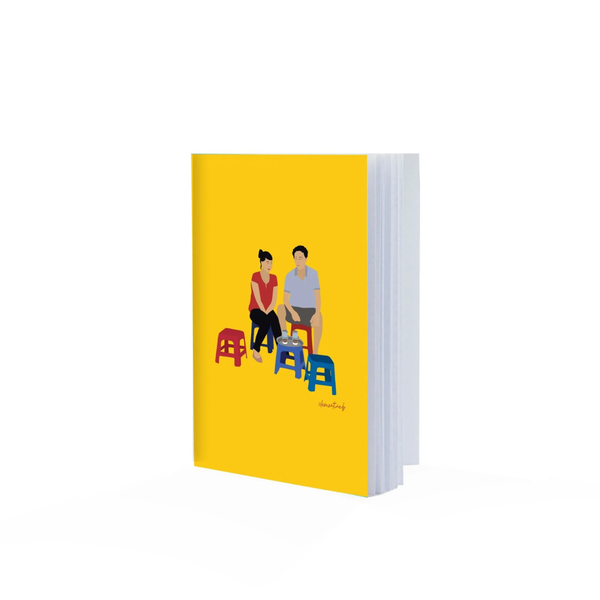  In the Mood Saigon Notebook Soft Cover Ca Phê Bệt Yellow 