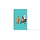  In the Mood Saigon Notebook Soft Cover Rattan Bamboo Seller Blue 
