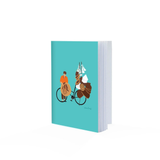  In the Mood Saigon Notebook Soft Cover Rattan Bamboo Seller Blue 